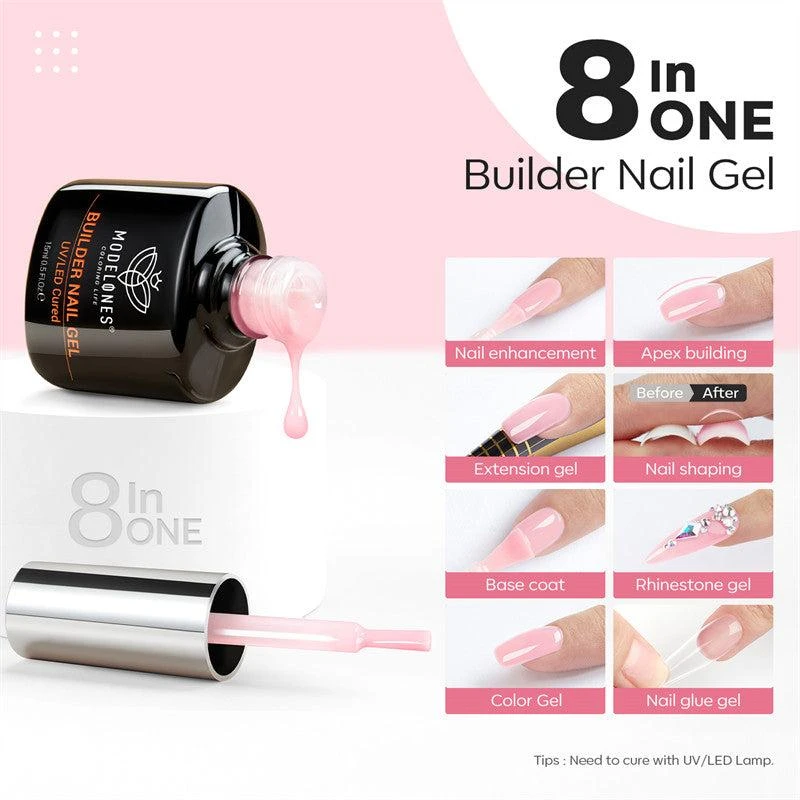 商品[国内直发] MODELONES|Tender Pink Builder Gel 15ml,价格¥81,第2张图片详细描述