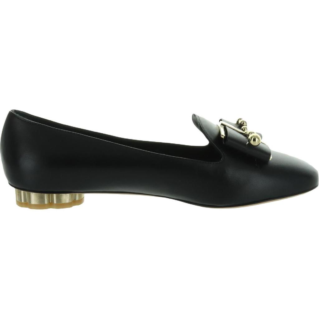 Salvatore Ferragamo Sarno Women's Leather Pearl Slip On Loafer with Bow商品第4张图片规格展示