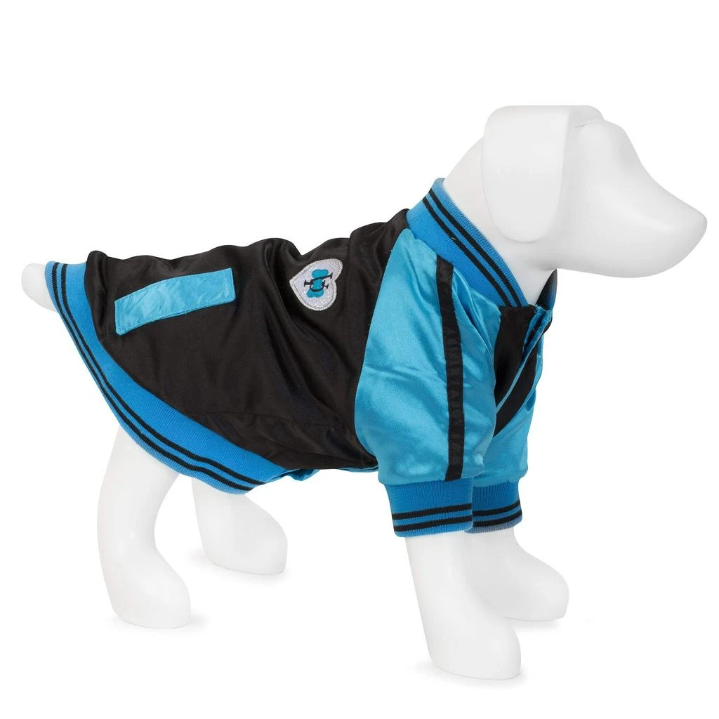 商品Vanderpump Pets|F&R for VP Pets Windbreaker Baseball Jacket - MD,价格¥143,第2张图片详细描述