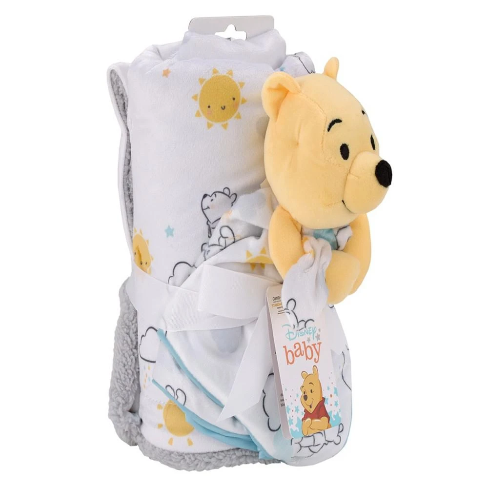 Winnie the Pooh Baby Blanket and Security Blanket Set, 2 Pieces 商品