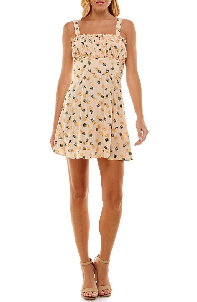 商品ROW A|Emma Pineapple Sleeveless Mini Dress,价格¥205,第1张图片