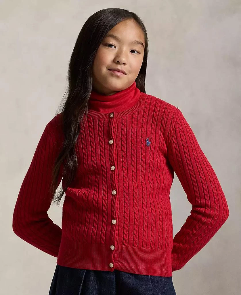 商品Ralph Lauren|大童款 纯棉针织开衫,价格¥440,第2张图片详细描述