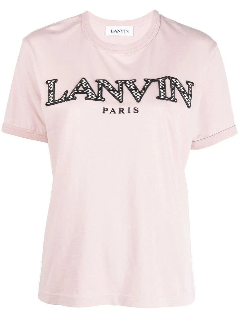 商品Lanvin|Lanvin women's pink cotton t shirt,价格¥3442,第1张图片