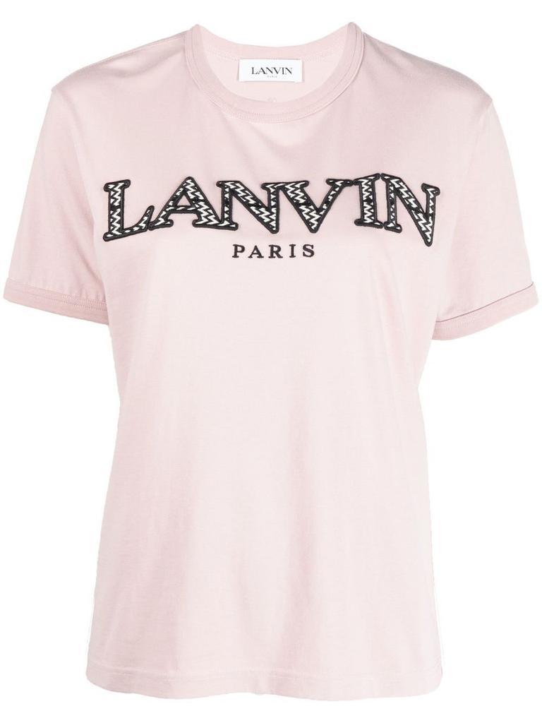 商品Lanvin|Lanvin Women's  Pink Cotton T Shirt,价格¥3607-¥3795,第1张图片