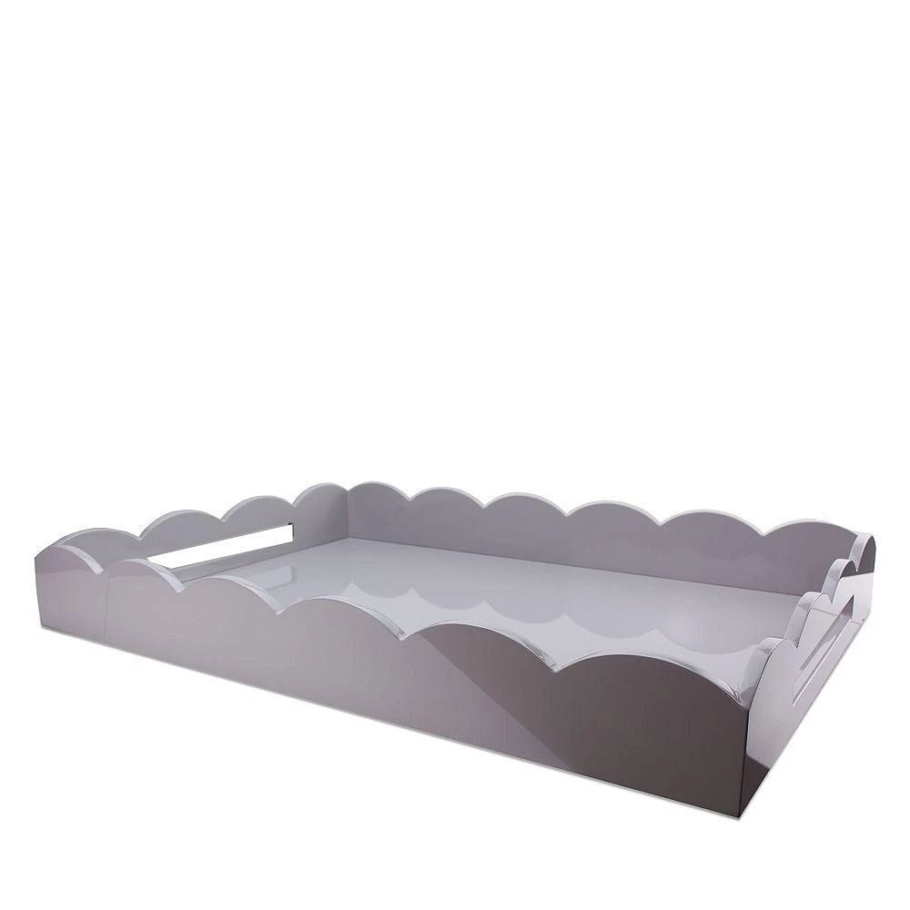 商品Addison Ross|Large Lacquer Scalloped Ottoman Tray ,价格¥2078,第1张图片详细描述