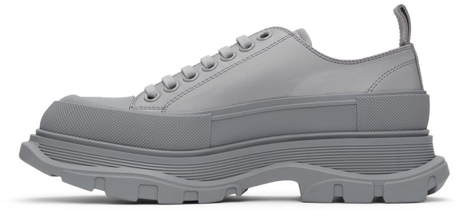 商品Alexander McQueen|Grey Driver Tread Slick Low Sneakers,价格¥6369,第5张图片详细描述