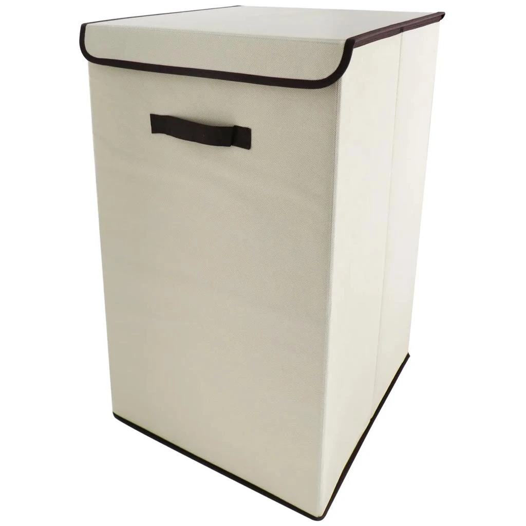 商品J&V Textiles|2-Pack Large Laundry Basket, Waterproof, Freestanding Laundry Hamper, Collapsible Tall Clothes Hamper with Extended Handles for Clothes Toys in the Dorm and Family,价格¥331,第1张图片
