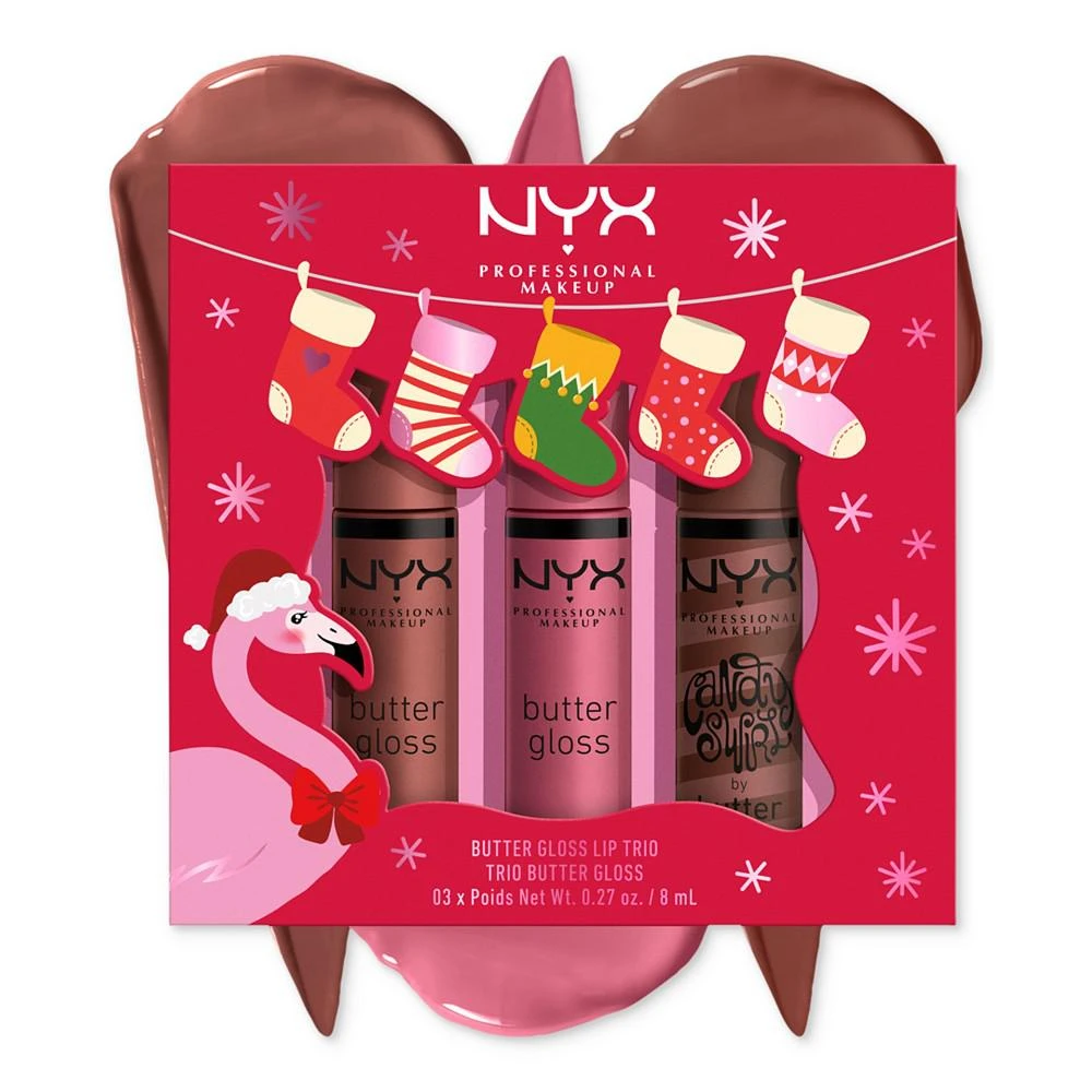 商品NYX Professional Makeup|3-Pc. Butter Gloss Lip Set,价格¥96,第4张图片详细描述