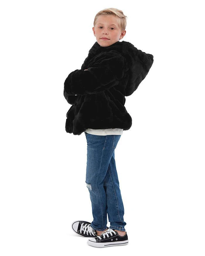 商品Apparis|Unisex Hooded Faux Fur Coat - Little Kid, Big Kid,价格¥1483,第5张图片详细描述