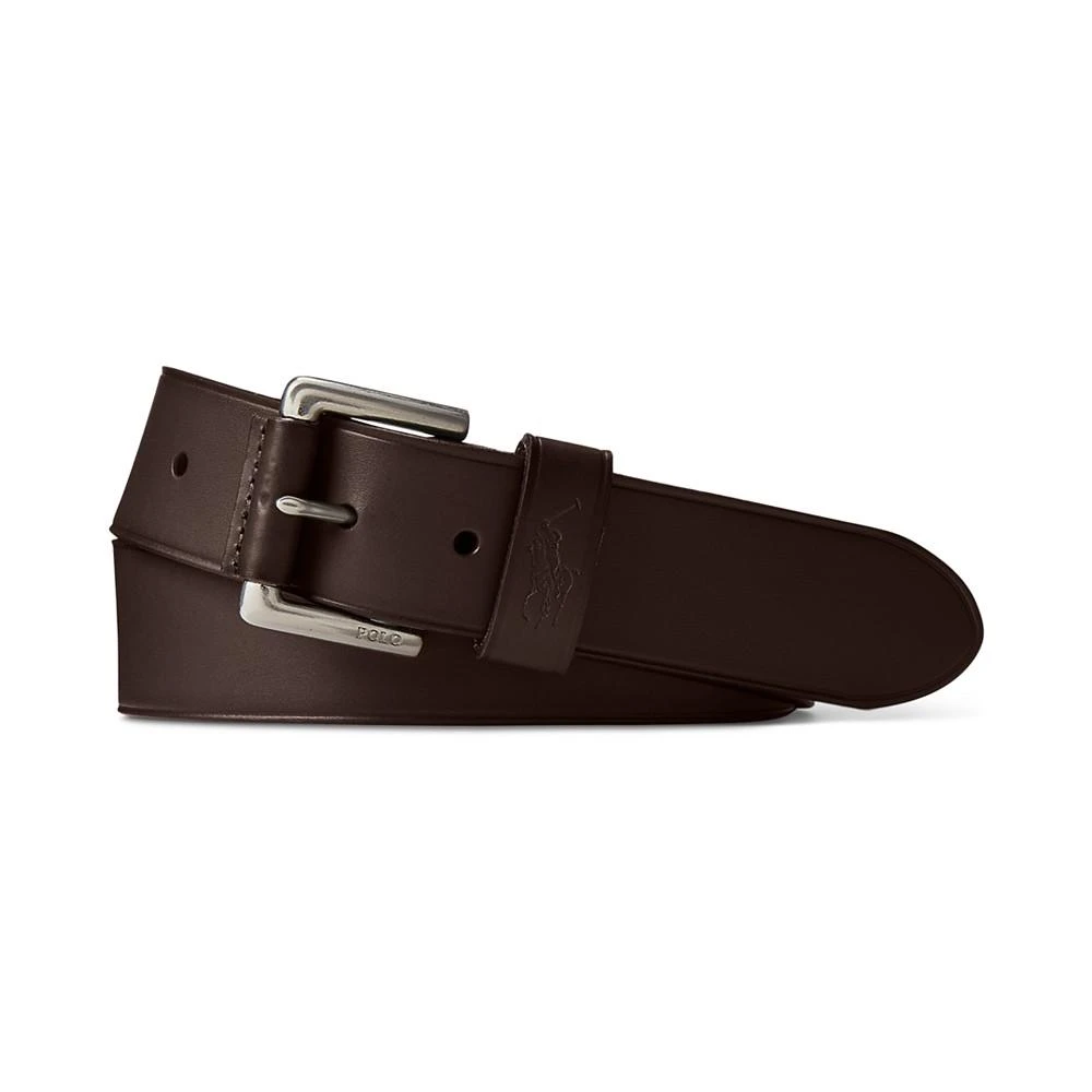 商品Ralph Lauren|Men's Signature Pony Leather Belt,价格¥369,第1张图片