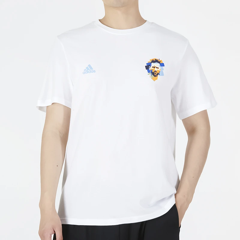 商品[国内直发] Adidas|M MESSI G T男士运动休闲短袖T恤,价格¥174,第1张图片