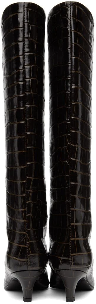 商品Totême|Brown 'The Wide Shaft' Boots,价格¥8339,第2张图片详细描述