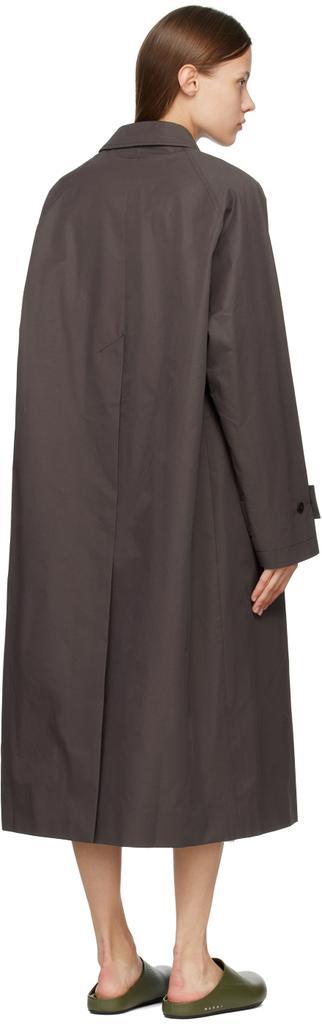 商品Studio Nicholson|Brown Holin Coat,价格¥4777,第5张图片详细描述