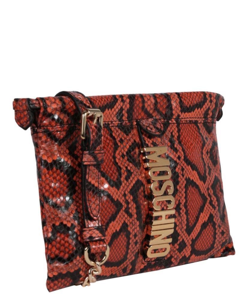 商品Moschino|Snakeskin-Embossed Crossbody Bag,价格¥4092,第4张图片详细描述