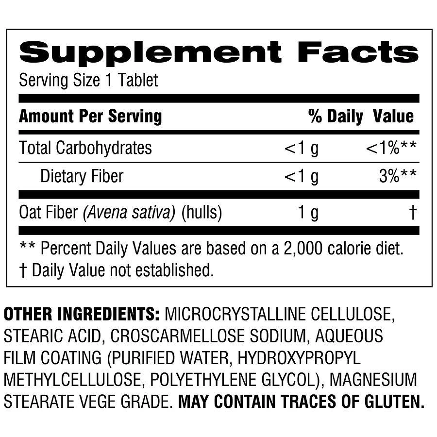 商品Botanic Choice|Oat Fiber 1000mg,价格¥105,第2张图片详细描述