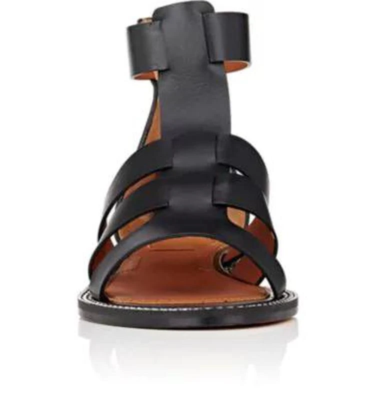 商品Givenchy|D-Chain Leather Gladiator Sandals,价格¥2372,第4张图片详细描述