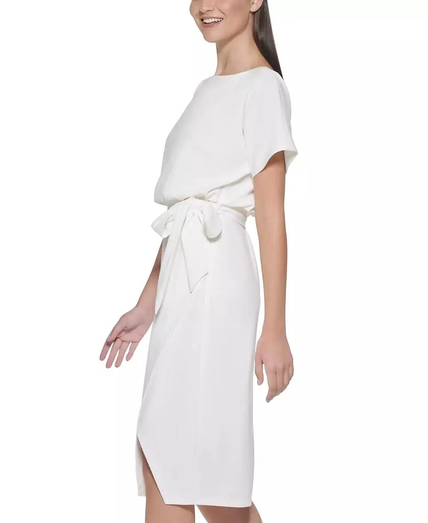 商品Kensie|Blouson Wrap Dress,价格¥373,第4张图片详细描述