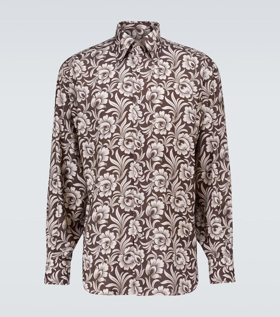商品Tom Ford|花卉印花长袖衬衫,价格¥3596,第1张图片