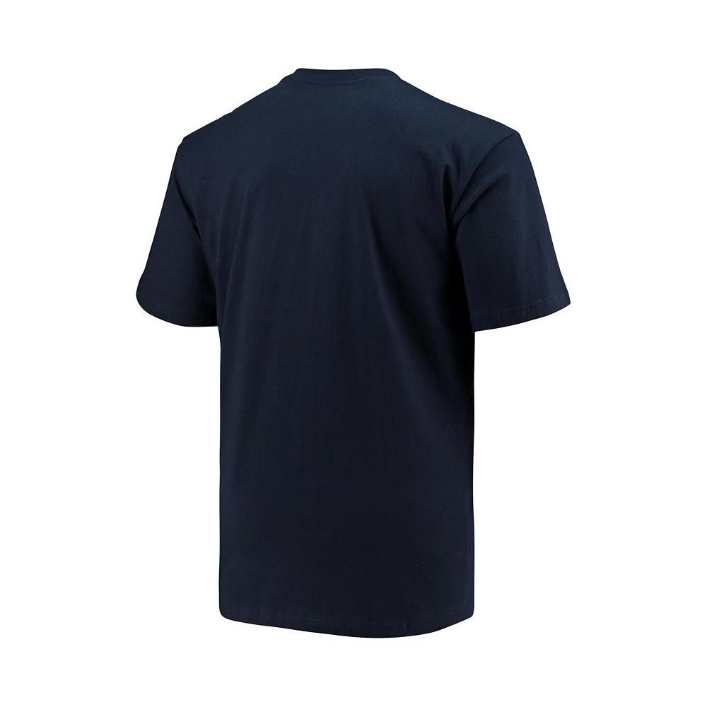 Men's Navy North Carolina Tar Heels Big and Tall Arch Team Logo T-shirt商品第4张图片规格展示