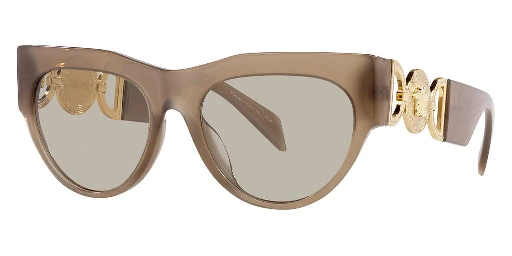 商品Versace|Women's 56mm Opal Brown Sunglasses,价格¥985,第1张图片