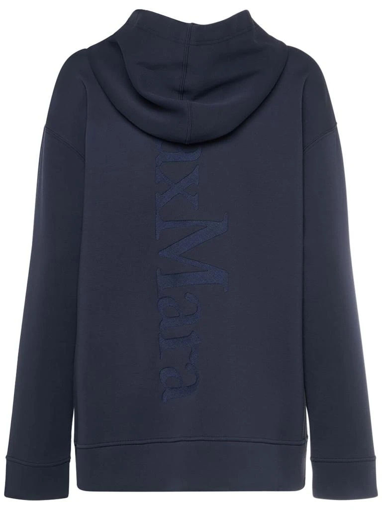 商品Max Mara|Zuai Jersey Logo Zip Hoodie,价格¥1416,第4张图片详细描述