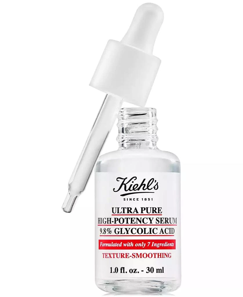 商品Kiehl's|Ultra Pure High-Potency 9.8% Glycolic Acid Serum, 1 oz.,价格¥252,第2张图片详细描述