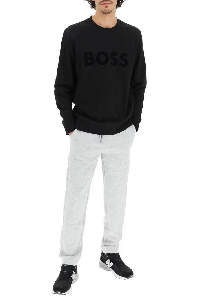 商品Hugo Boss|RUBBERIZED LOGO PRINT JOGGER PANTS,价格¥481,第2张图片详细描述