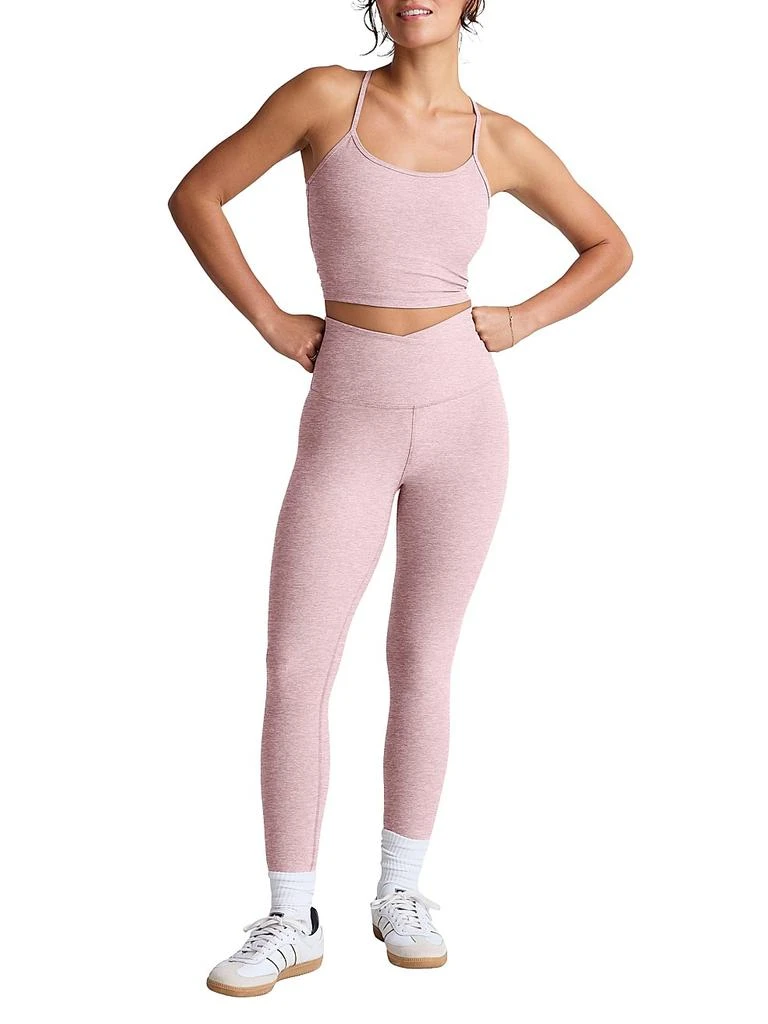 商品Beyond yoga|At Your Leisure High-Waisted Cropped Leggings,价格¥735,第2张图片详细描述