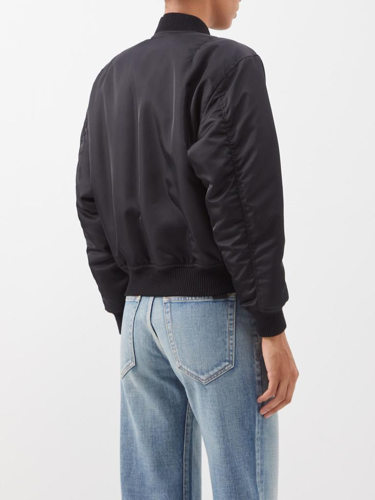 商品Yves Saint Laurent|Flap-pocket shell bomber jacket,价格¥13775,第7张图片详细描述