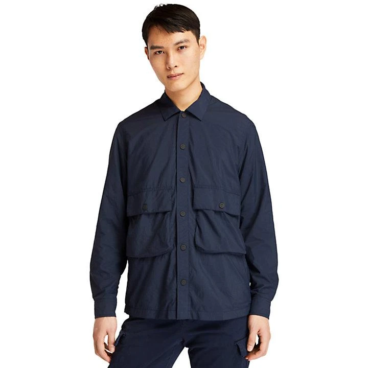 商品Timberland|Solid Shirt Jacket for Men in Navy,价格¥806,第1张图片