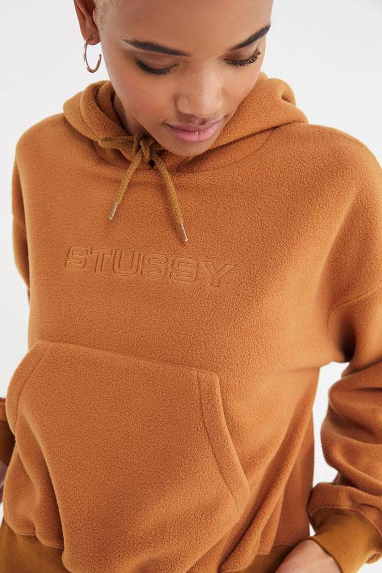 商品STUSSY|Stussy Bristol Polar Fleece Hoodie Sweatshirt,价格¥302,第2张图片详细描述