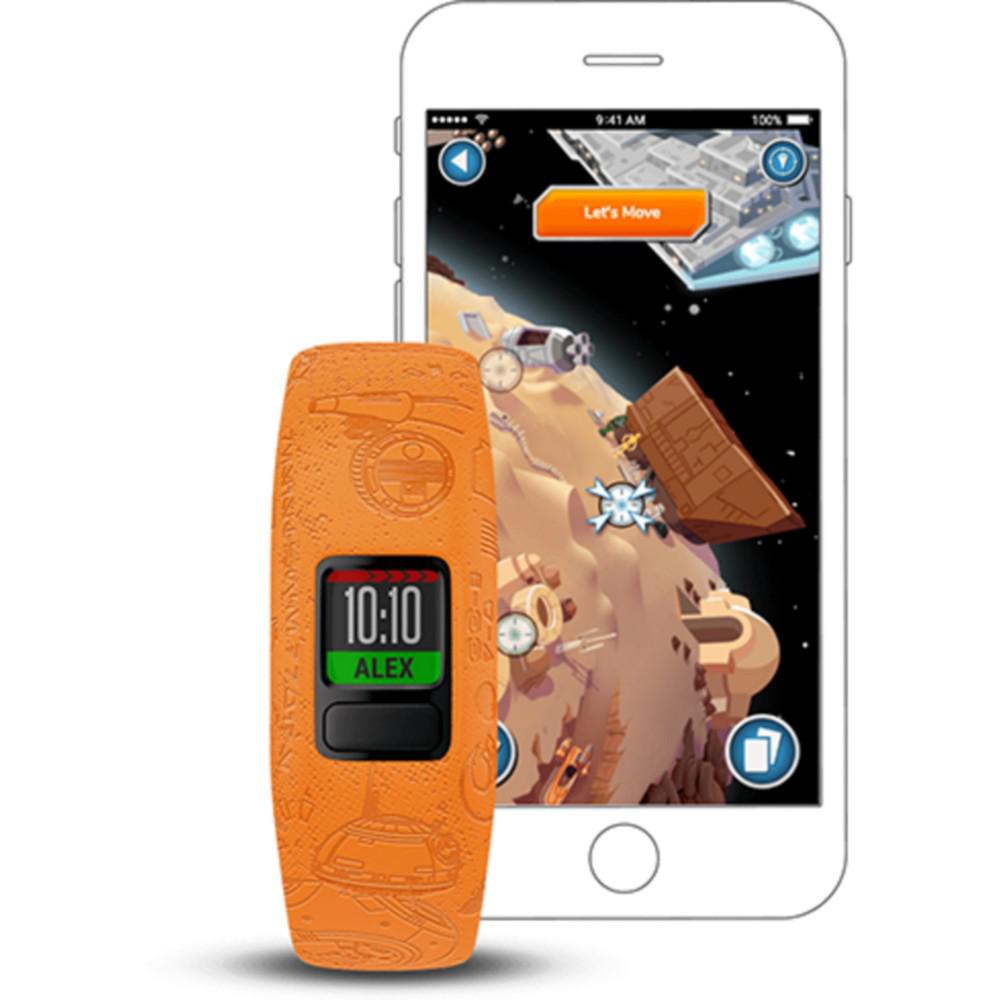 Kid's vivofit jr. 2 Light Side Orange Silicone Strap Smart Watch 11mm商品第10张图片规格展示