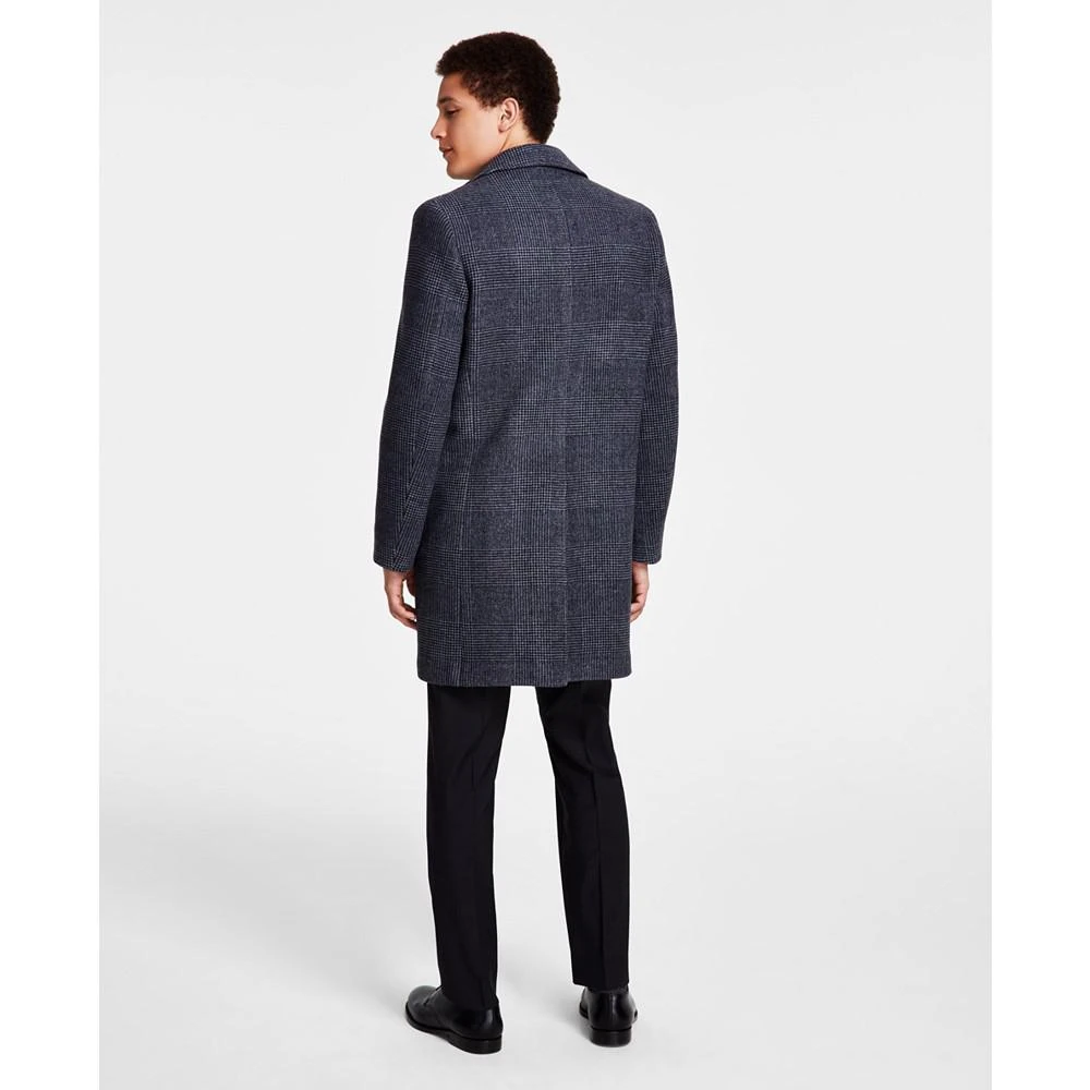 商品Brooks Brothers|Men's Plaid Double-Face Wool Blend Overcoat,价格¥2225,第2张图片详细描述