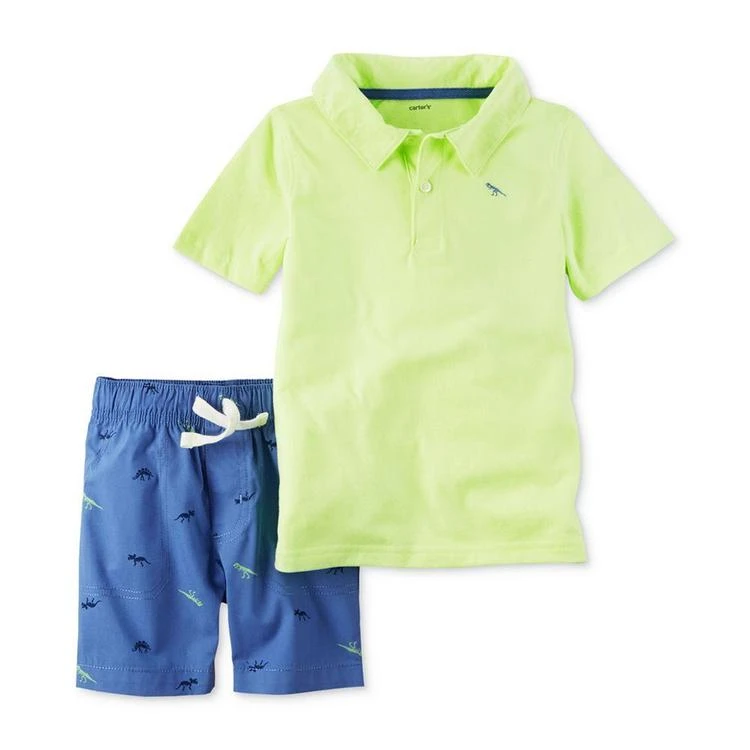 商品Carter's|2-Pc. Polo & Shorts Set, Toddler & Little Boys (2T-7),价格¥165,第1张图片