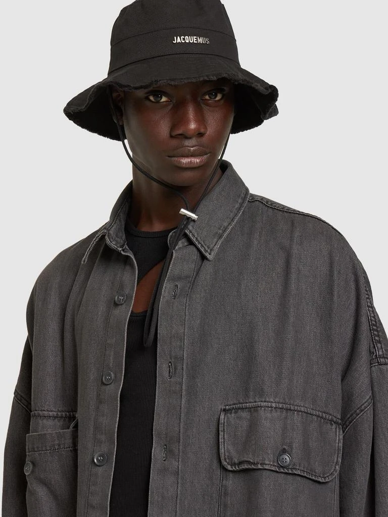 商品Jacquemus|Le Bob Artichaut Canvas Bucket Hat,价格¥1012,第1张图片详细描述