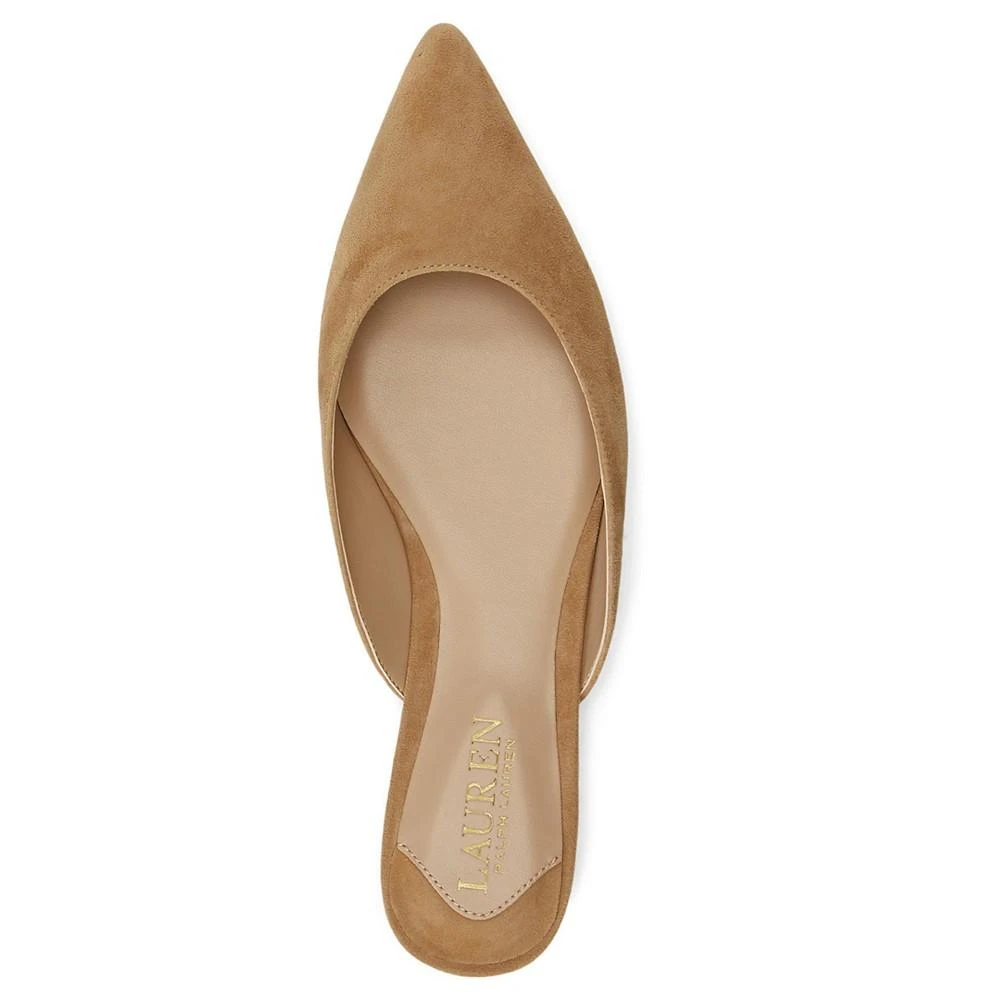 商品Ralph Lauren|Women's Londyn Slip-On Pointed-Toe Flat Mules,价格¥205,第4张图片详细描述