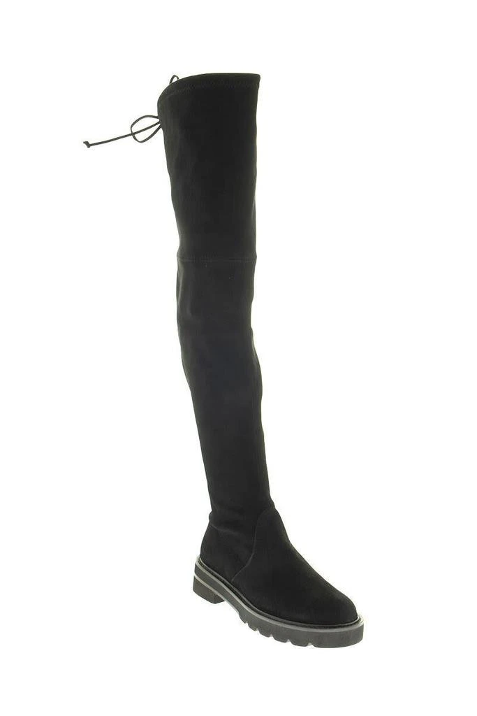 商品Stuart Weitzman|STUART WEITZMAN LOWLAND LIFT - Suede boot over the knee,价格¥3490,第2张图片详细描述