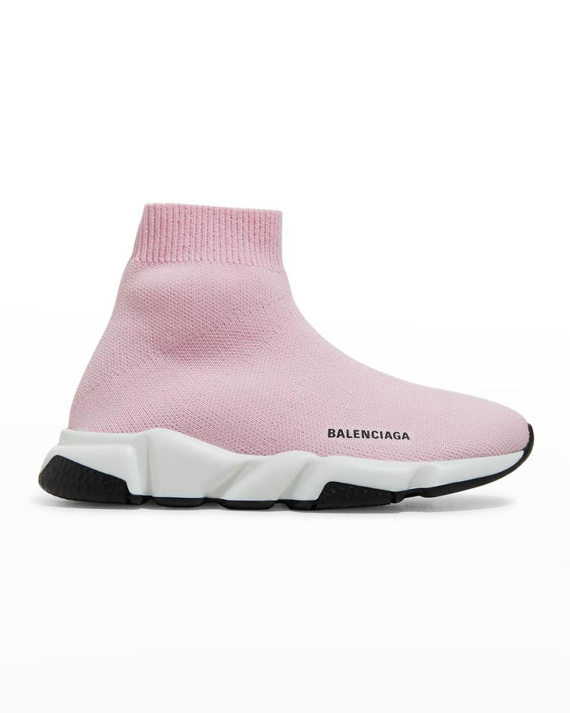 商品Balenciaga|Kid's Two-Tone Knit Sock Trainer Sneakers,价格¥3569,第1张图片