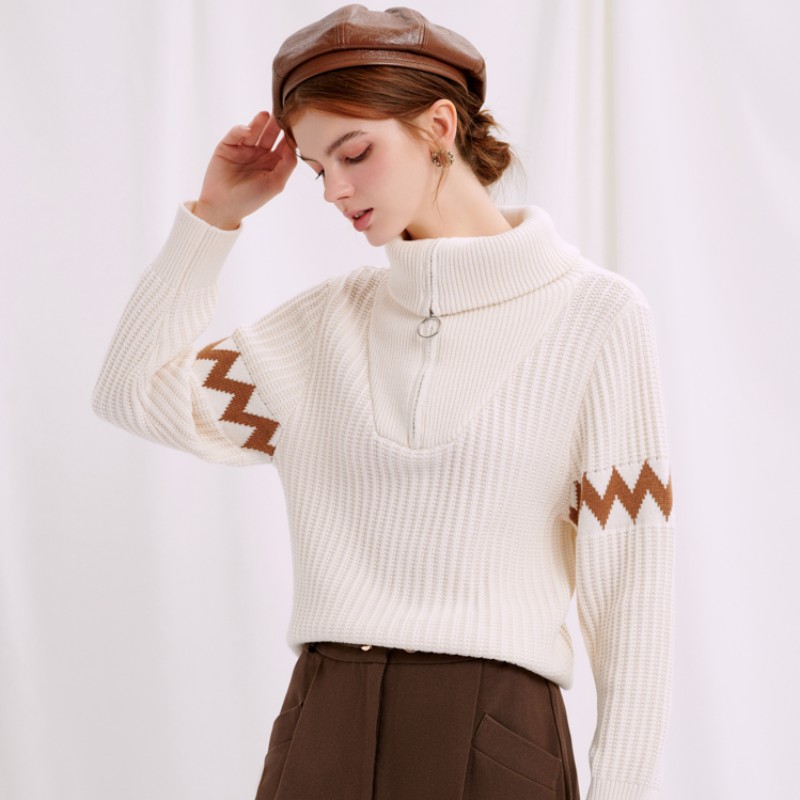 Aspen Wool Sweater - Ivory | Aspen羊毛毛衣 - 象牙白商品第6张图片规格展示