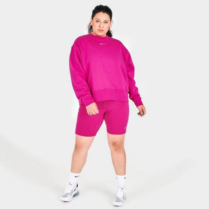 商品NIKE|Women's Nike Sportswear Collection Essentials Fleece Crewneck Sweatshirt (Plus Size),价格¥522,第2张图片详细描述