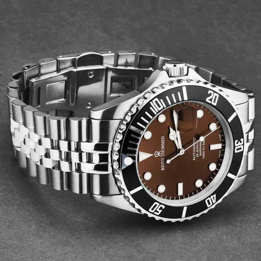 商品Revue Thommen|Diver Automatic Brown Dial Men's Watch 17571.2221,价格¥5950,第2张图片详细描述