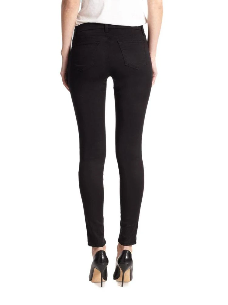 商品J Brand|485 Mid-Rise Super Skinny Luxe Sateen Jeans,价格¥1395,第2张图片详细描述