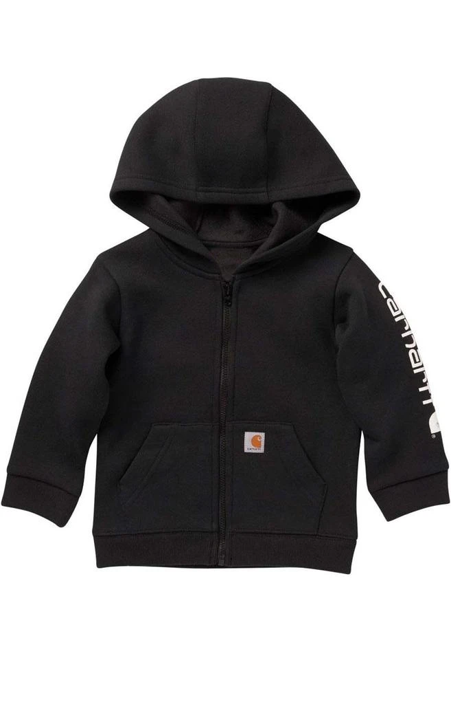 商品Carhartt|(CP8565) Long-Sleeve Full-Zip Hooded Sweatshirt - Caviar Black,价格¥248,第1张图片