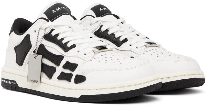 商品AMIRI|White & Black Skel Sneakers,价格¥4271,第6张图片详细描述