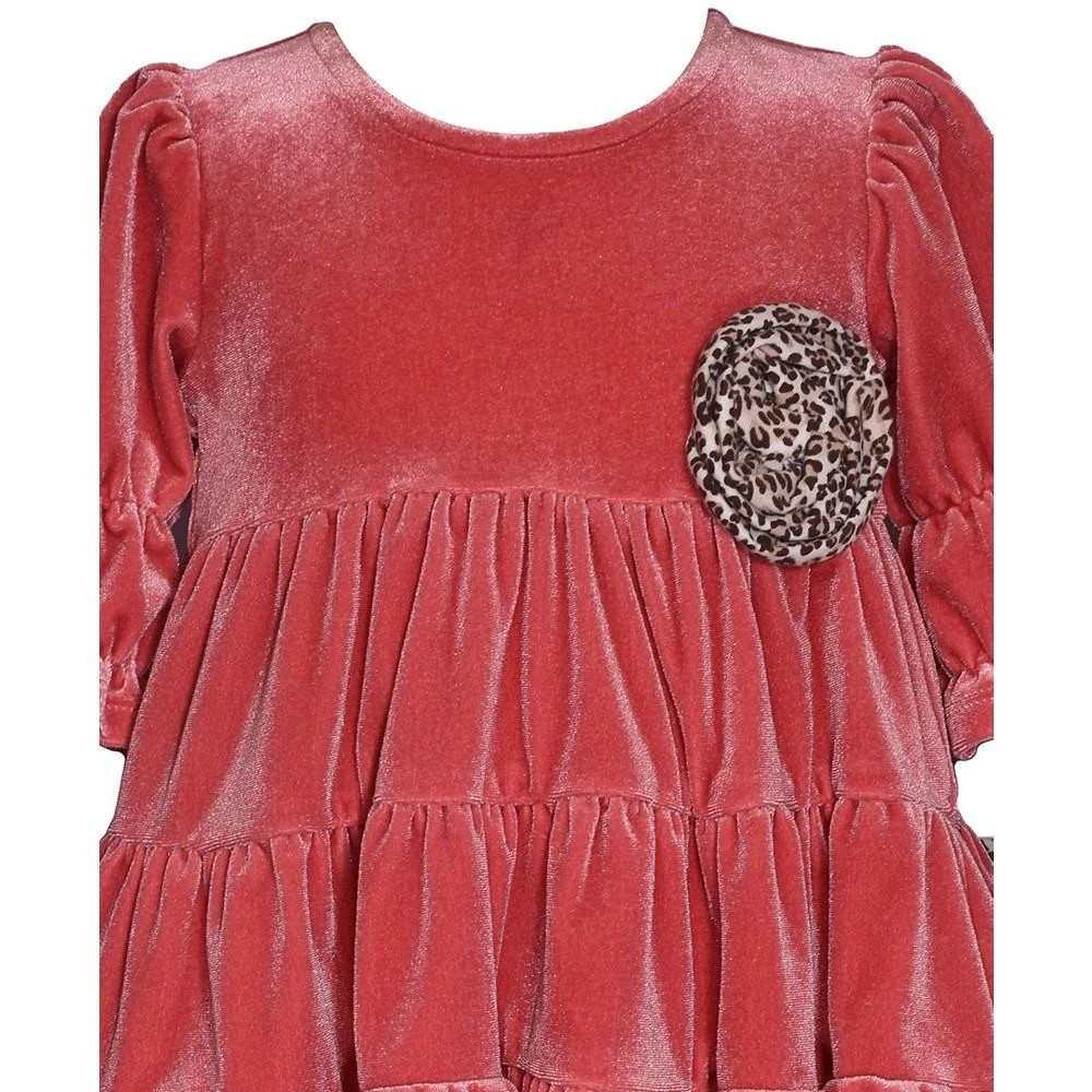 商品Bonnie Baby|Baby Girls Velvet Top and Leopard Leggings, 2 Piece Set,价格¥242,第3张图片详细描述