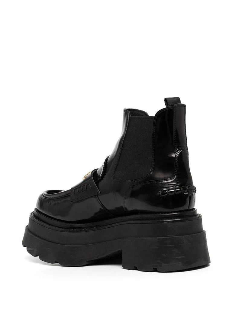 商品Alexander Wang|ALEXANDER WANG WOMEN CARTER PLATFORM ANKLE BOOTS,价格¥3647,第4张图片详细描述