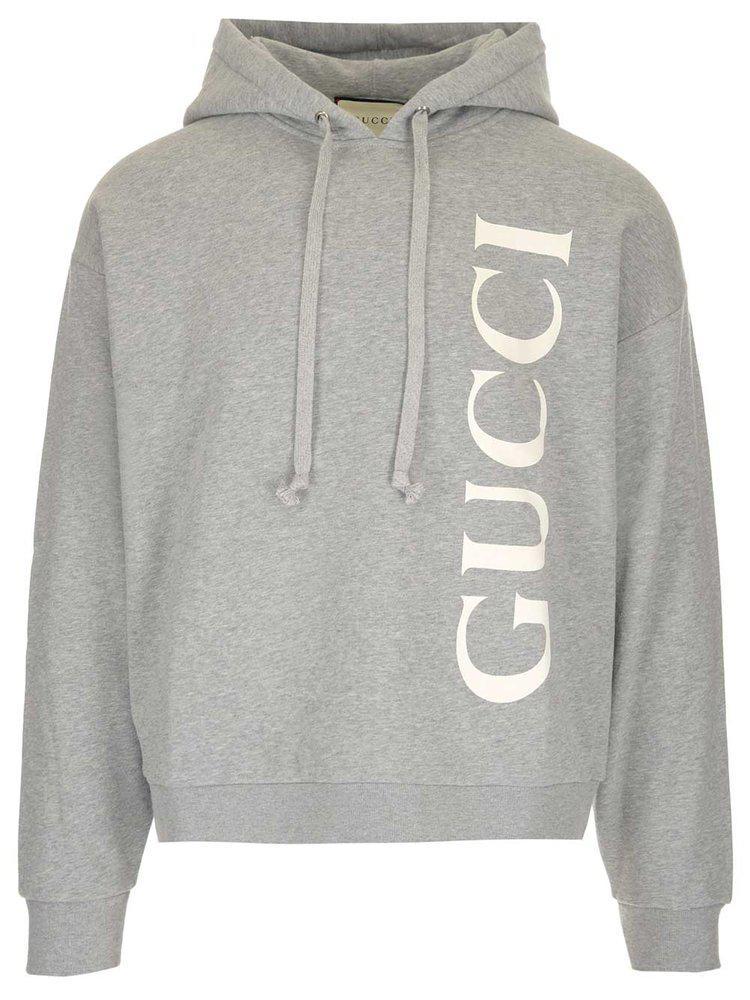 商品Gucci|Gucci Logo Printed Hoodie,价格¥5471,第1张图片
