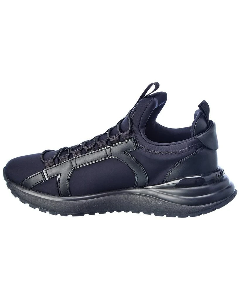 商品Salvatore Ferragamo|Salvatore  Shiro Neoprene & Leather Sneaker,价格¥2827,第2张图片详细描述