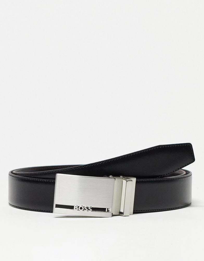 商品Hugo Boss|BOSS Orange Black Galliz belt gift set in black,价格¥719,第1张图片