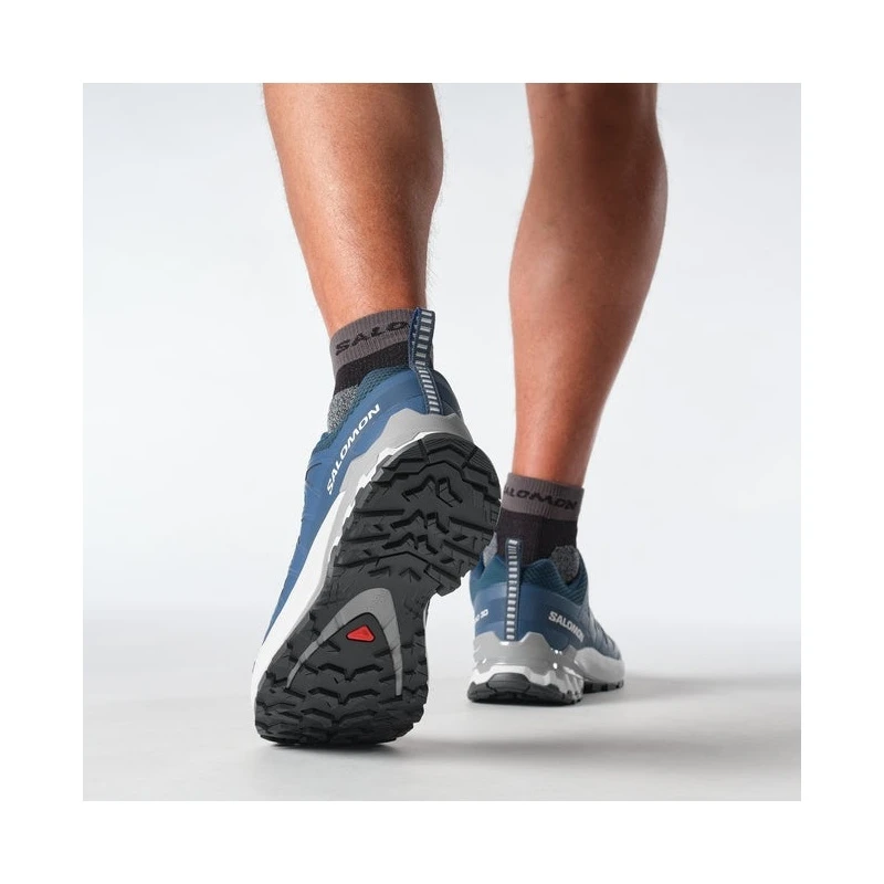Salomon萨洛蒙 XA PRO 3D V9系列男士深蓝色/冰蓝色/合金灰色织物跑鞋 商品